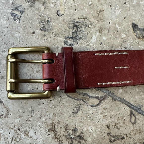 Polo Ralph Lauren Men’s Double Prong Buckle Leather Belt - Picture 5 of 8